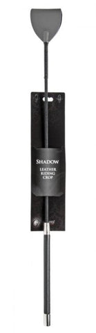 Shadow Leather Riding Crop by XR Brands - Whips And Crops
