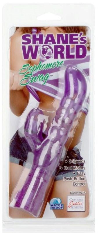 Shane's World Sophomore Swag In Purple - - Rabbit Vibrators