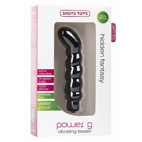 Shots Toys Power G Black - - G-Spot Vibrators