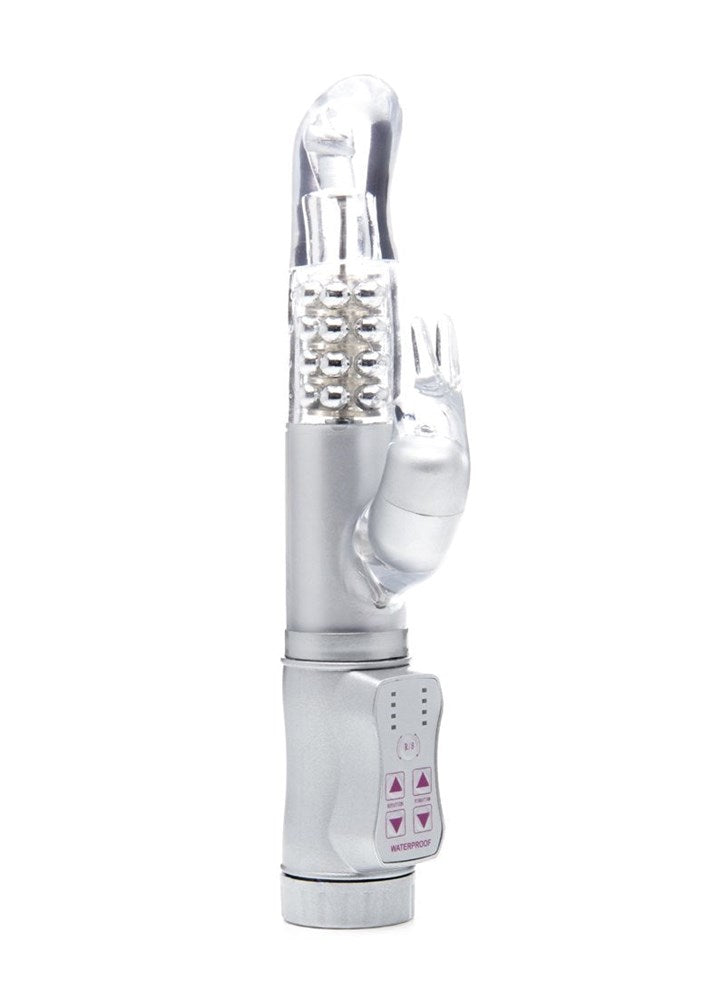 Shots Toys Rabbit Deluxe Silver - - Rabbit Vibrators