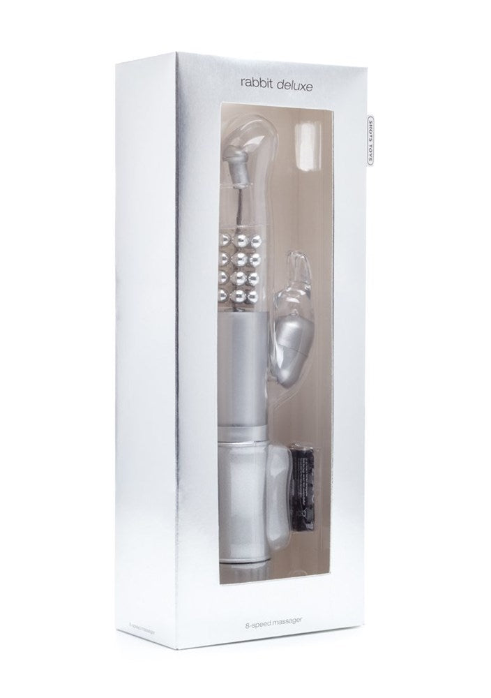 Shots Toys Rabbit Deluxe Silver - - Rabbit Vibrators