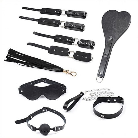 Shoulder Bag 8-Piece Bondage Essentials by BDStyle - Bondage Kits