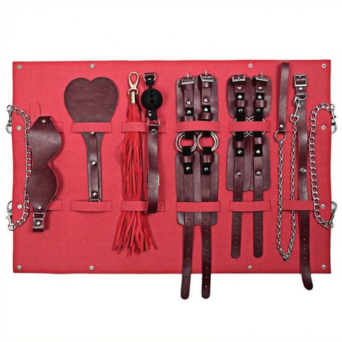 Shoulder Bag 8-Piece Bondage Essentials by BDStyle - Bondage Kits