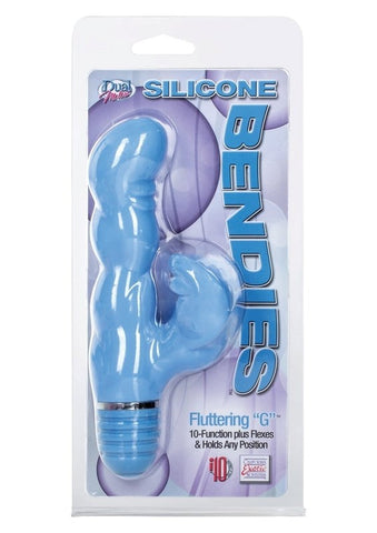 Silicone Bendies Fluttering G Vibrator by CalExotics - Rabbit Vibrators