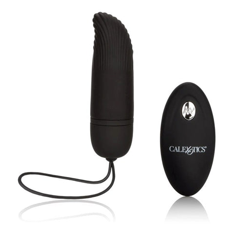 Silicone Remote Ridged G Vibrator by CalExotics - G-Spot Vibrators