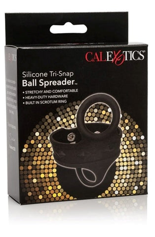 Silicone Tri-Snap Ball Spreader by California Exotics - Ball and Cock Toys