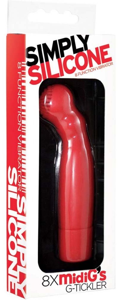 Simply Silicone 8X Midi Gs G-Tickler - - G-Spot Vibrators