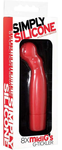 Simply Silicone 8x Midi Gs G Tickler by Icon Brands - G-Spot Vibrators