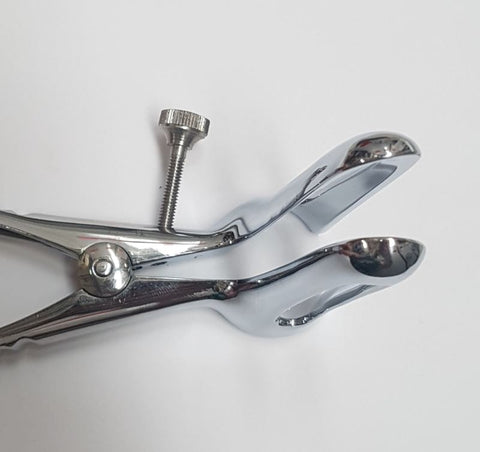 Sims Anal Speculum Stainless Steel by Hell's Couture - Dental and Clinical