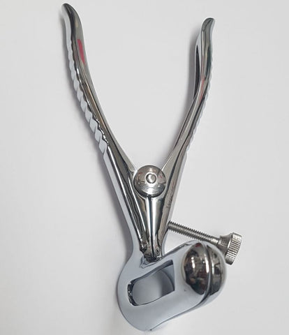 Sims Anal Speculum Stainless Steel by Hell's Couture - Dental and Clinical