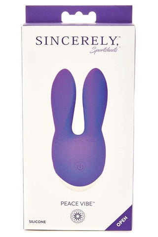 Sincerely Peace Vibe Massager Purple by Sportsheets - Personal Massagers