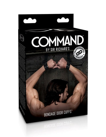 Sir Richards Command Bondage Door Cuffs by Pipedream - Cuffs and Restraints