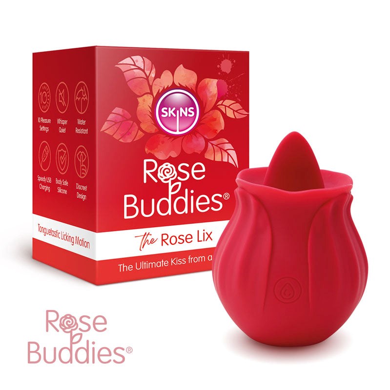 Skins Rose Buddies - The Rose Lix - - Finger and Tongue Vibrators