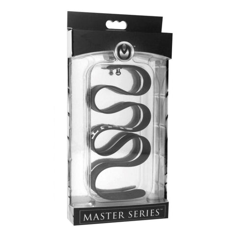 Slut Black Silicone Bondage Collar by XR Brands - Collars and Leads