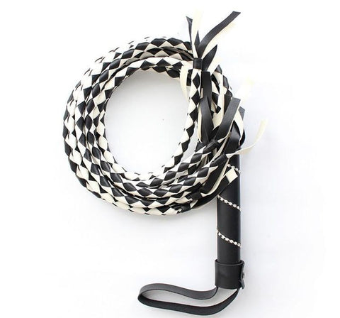 Snakeskin Whip Faux Leather Bondage Whip by BDStyle - Whips And Crops
