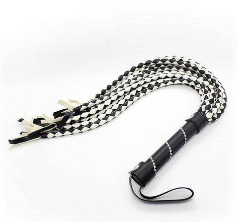 Snakeskin Whip Faux Leather Bondage Whip by BDStyle - Whips And Crops