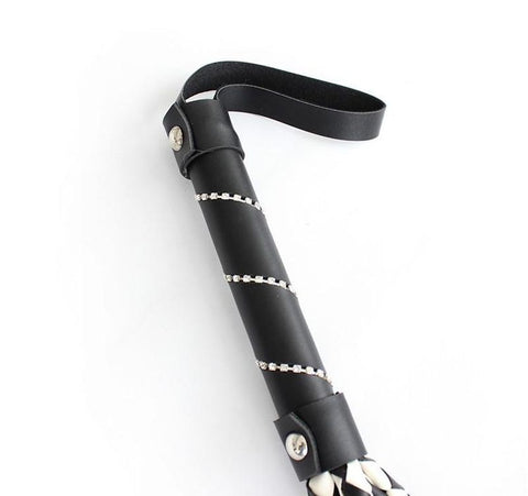 Snakeskin Whip Faux Leather Bondage Whip by BDStyle - Whips And Crops