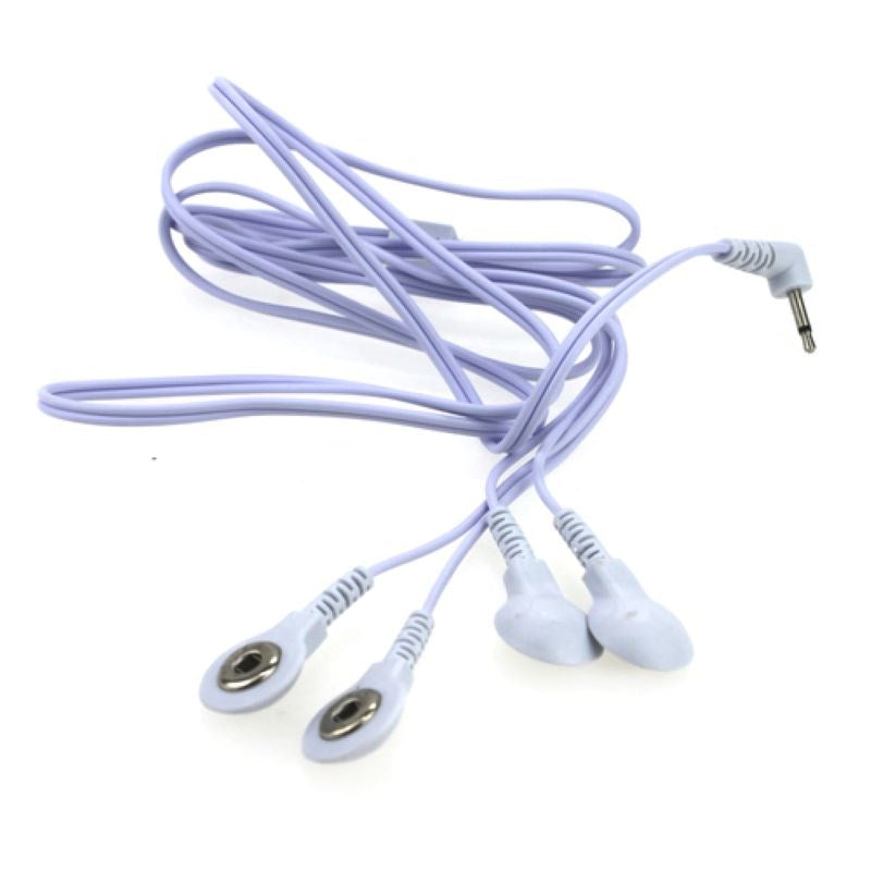 Snap Electrode Lead Wires 4 In 1 - - Electro Sex