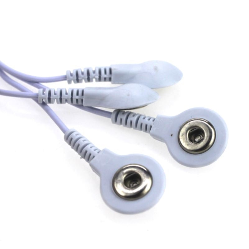 Snap Electrode Lead Wires 4 In 1 - - Electro Sex