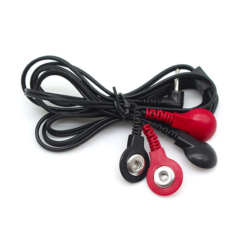 Snap Electrode Lead Wires 4 In 1 - Double Color - - Electro Sex