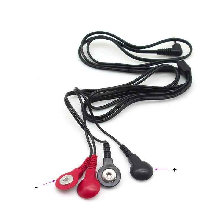 Snap Electrode Lead Wires 4 In 1 - Double Color - - Electro Sex