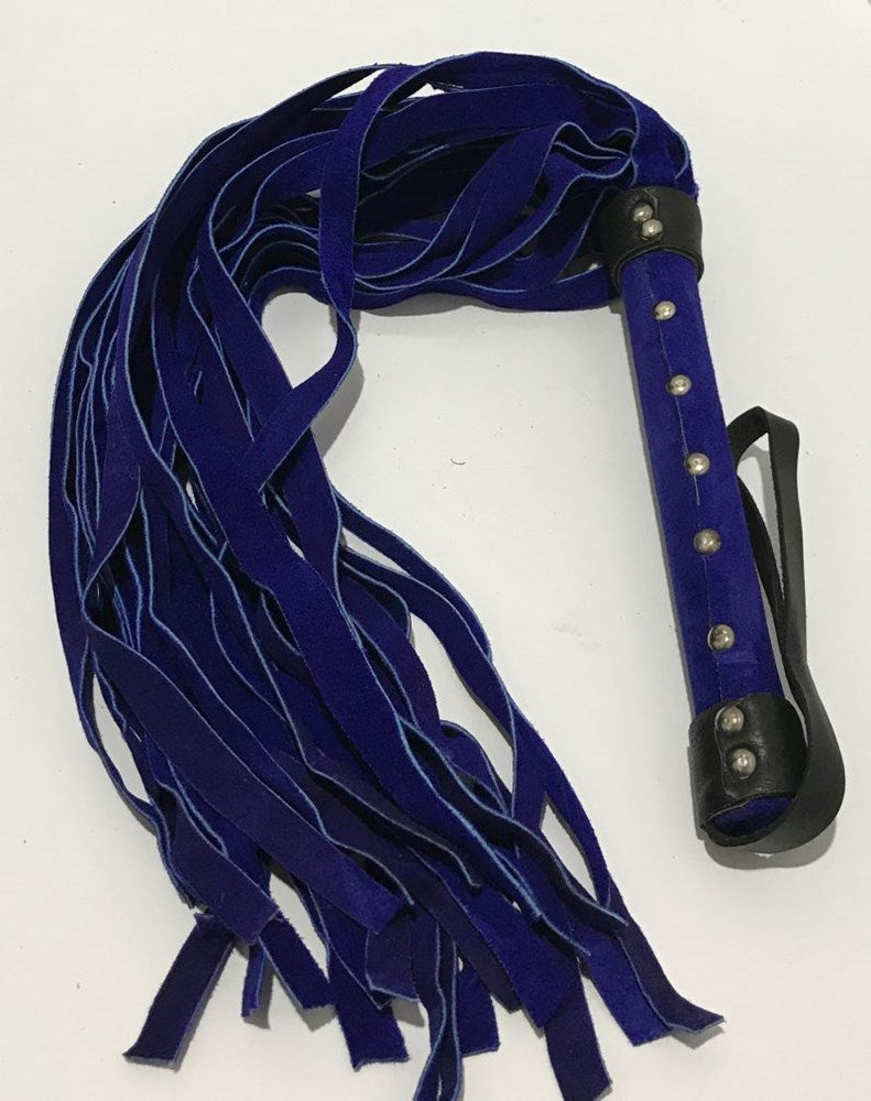 Soft Suede Bondage Flogger - - Whips And Crops