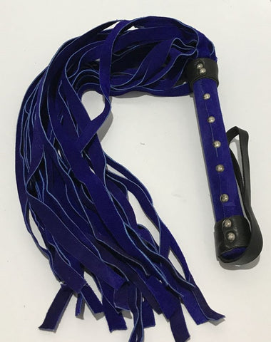 Soft Suede Bondage Flogger by Hell's Couture - Whips And Crops