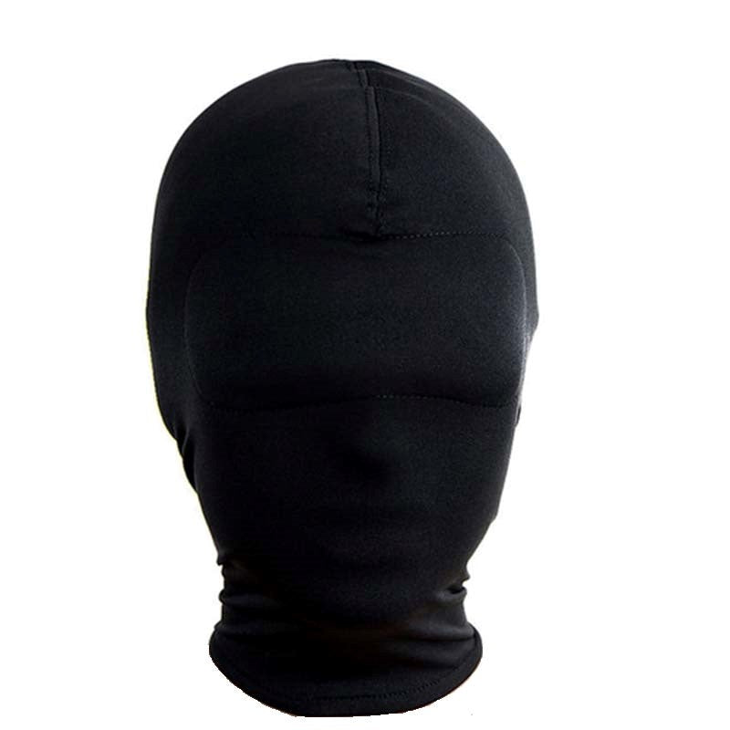 Spandex Hood With Padded Blindfold - - Bondage Hoods