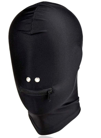 Spandex Zipper Mouth Hood by BDStyle - Bondage Hoods