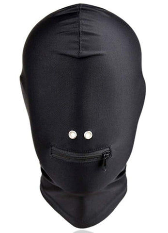 Spandex Zipper Mouth Hood by BDStyle - Bondage Hoods