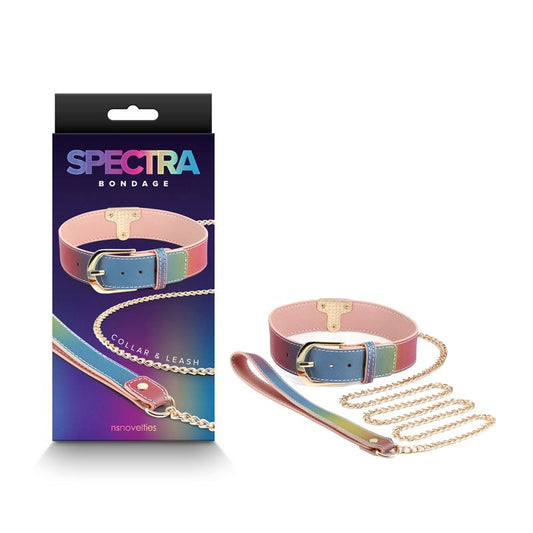Spectra Bondage Collar & Leash - - Collars And Cuffs
