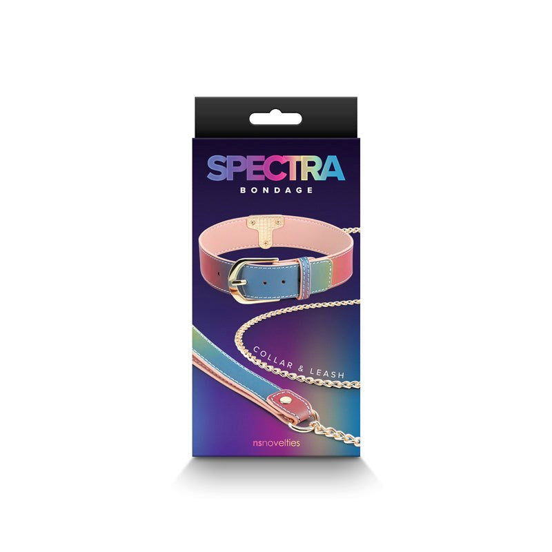 Spectra Bondage Collar & Leash - - Collars And Cuffs