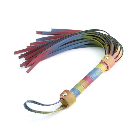 Spectra Bondage Flogger Leather by NS Novelties - Whips And Crops