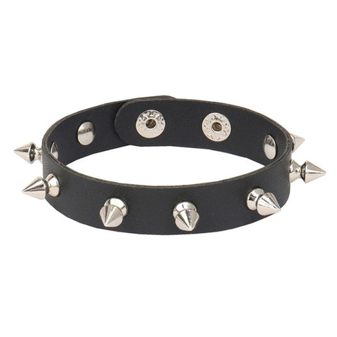 Spiked Leather Cock Ring by BDStyle - Cock Rings