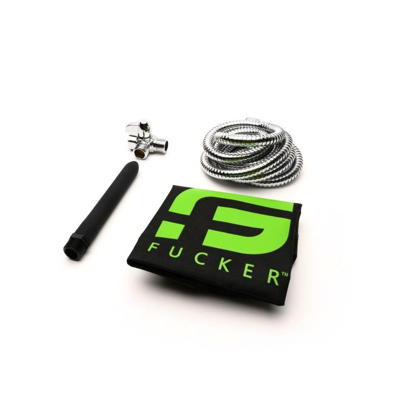 Sport Fucker Shower Kit Black 6in - - Enemas and Douches