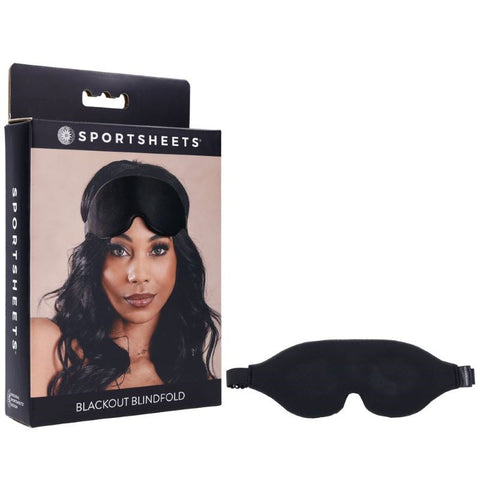 Blackout Blindfold Eye Mask by Sportsheets - Masks And Blindfolds