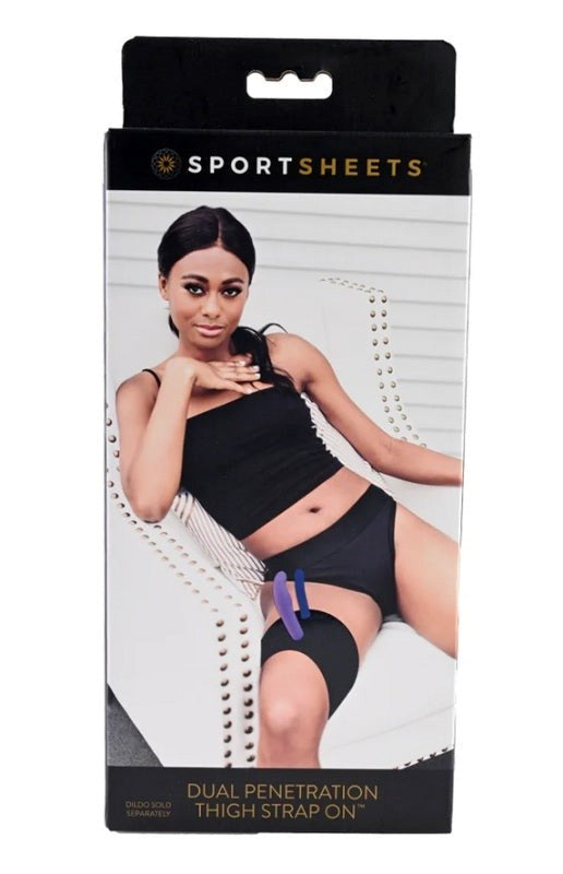 Sportsheets Dual Penetration Thigh Strap-On - - Strap On Sextoys