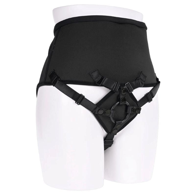 SPORTSHEETS High Waisted Corset Strap On - - Strap On Sextoys