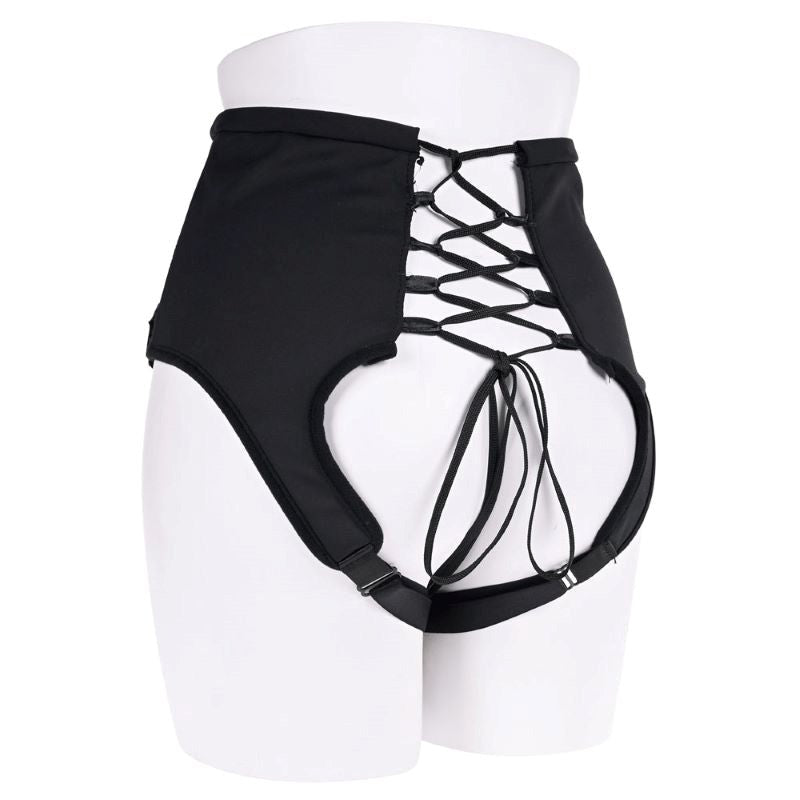 SPORTSHEETS High Waisted Corset Strap On - - Strap On Sextoys