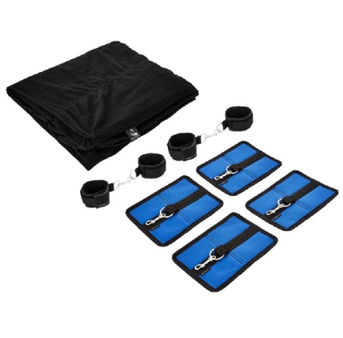 The Sportsheet Queen Bed Restraint Play System Fits Queen - Cuffs and Restraints