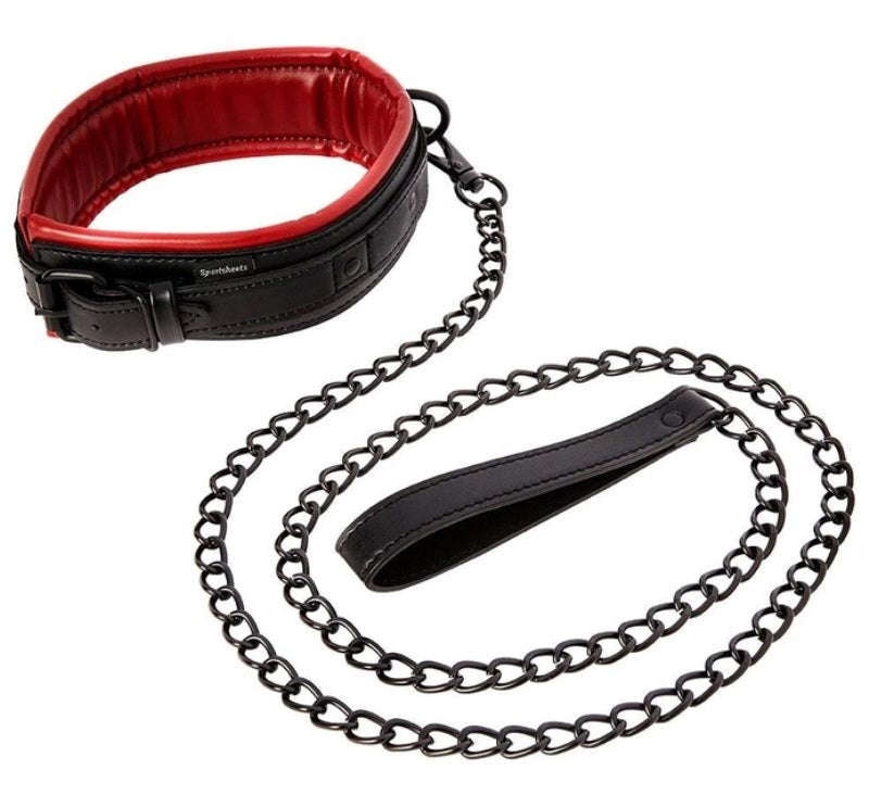 Sportsheets Saffron Leash and Collar - - Collars And Cuffs