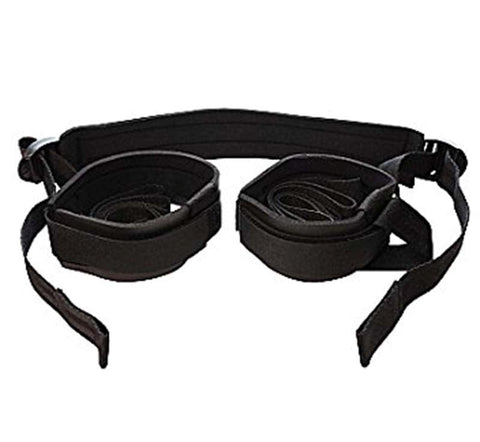 Black Neoprene Sex Sling by Sportsheets - Spreaders and Hangers