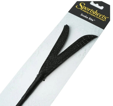 Snake Bite BDSM Impact Crop by Sportsheets - Whips And Crops