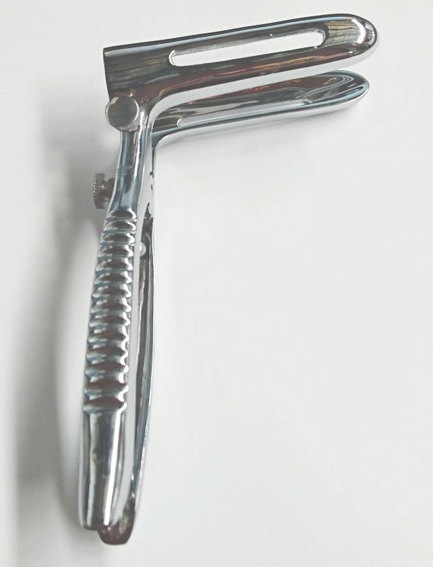 Spring Loaded Sims Rectal Speculum - - Steel Sex Toys