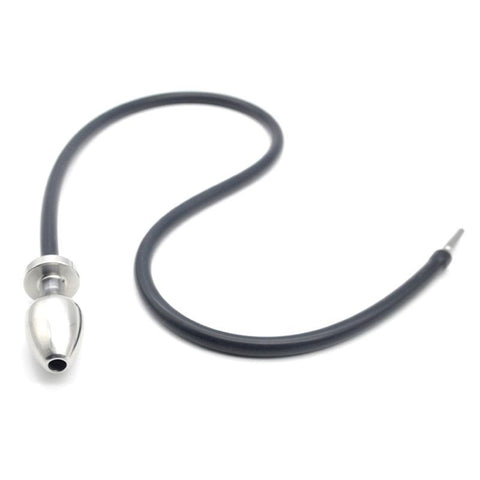 Steel Anal Plug Enema System by BDStyle - Steel Sex Toys