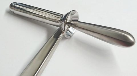 Steel Anal Scope Clinical Fetish Toy by Hell's Couture - Dental and Clinical