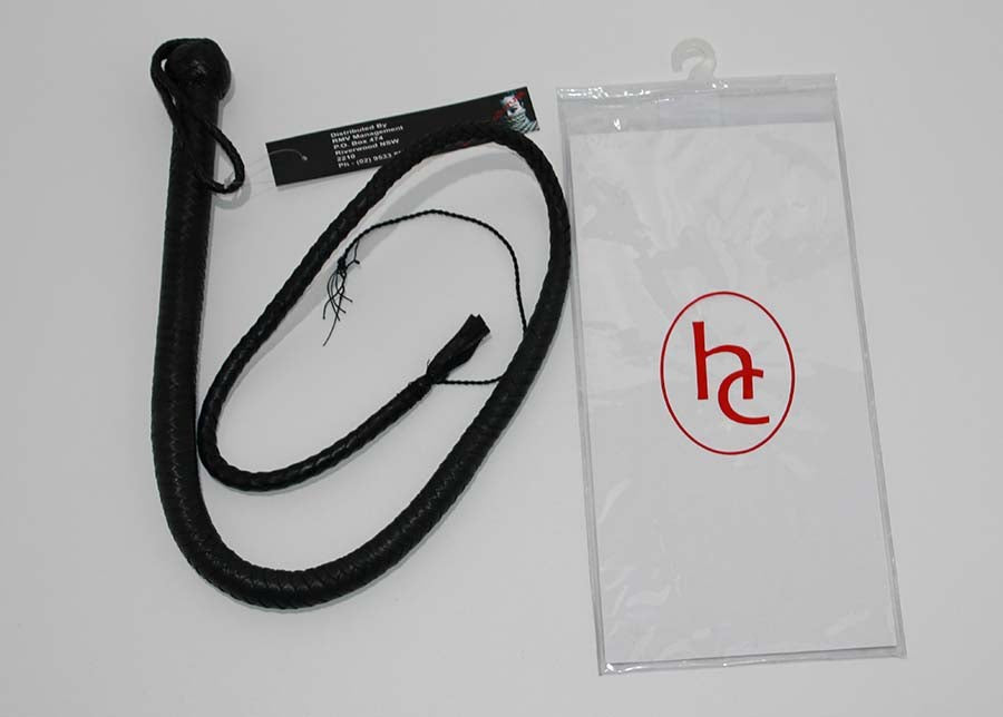 Stockmans Leather Whip 120cm - - Whips And Crops