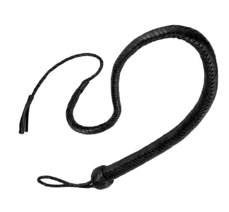 Stockmans Leather Whip 90cm - - Whips And Crops