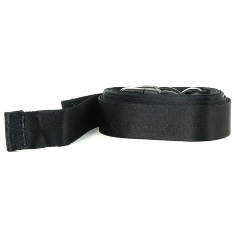 Strap-Ease Bondage Straps 4 Foot Black by NS Novelties - Cuffs and Restraints