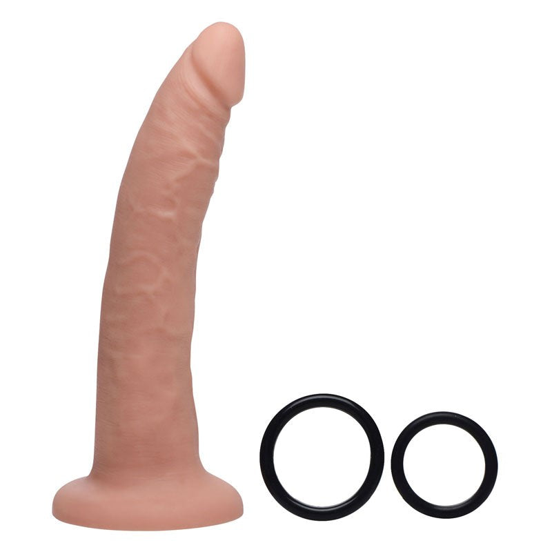 Strap-U Charmed 7.5'' Silicone Dildo & Harness - - Strap On Sextoys